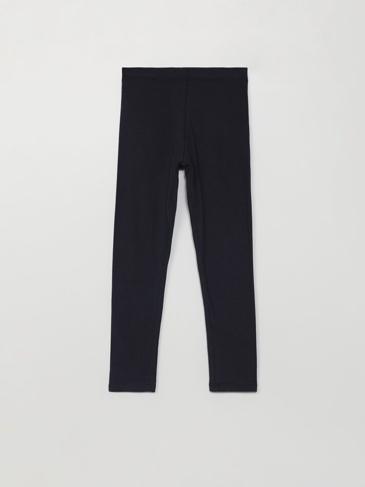 Conjunto com 2 Leggings Compridas - Azul Marinho