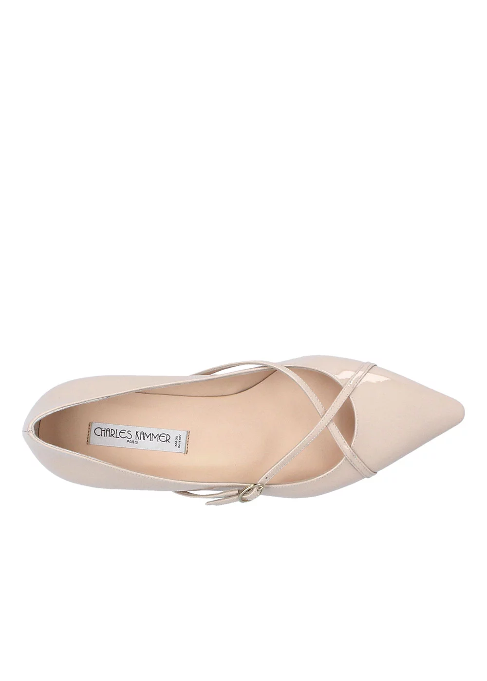 ESCARPIN VAUGELAS VERNIS NUDE