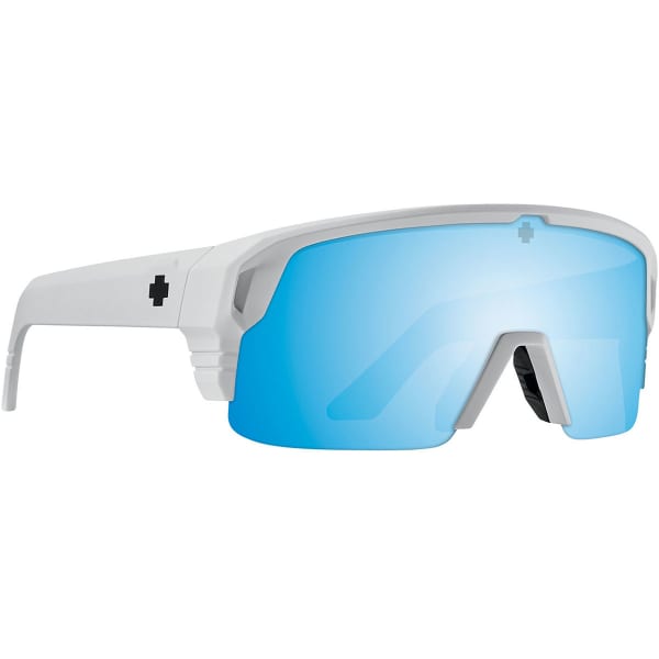 Lunette vélo SPY MONOLITH 5050 MATTE WHITE HAPPY BOOST POLAR ICE BLUE MIRROR