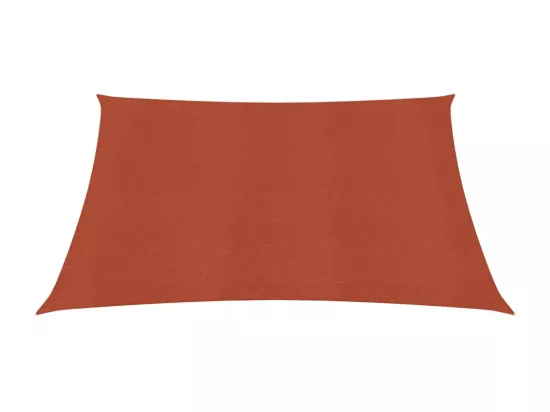 Voile d'ombrage 160 g/m² Terre cuite 6x6 m PEHD
