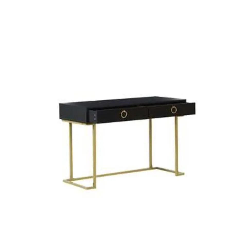 WESTPORT - Kaptafel - Zwart - Metaal