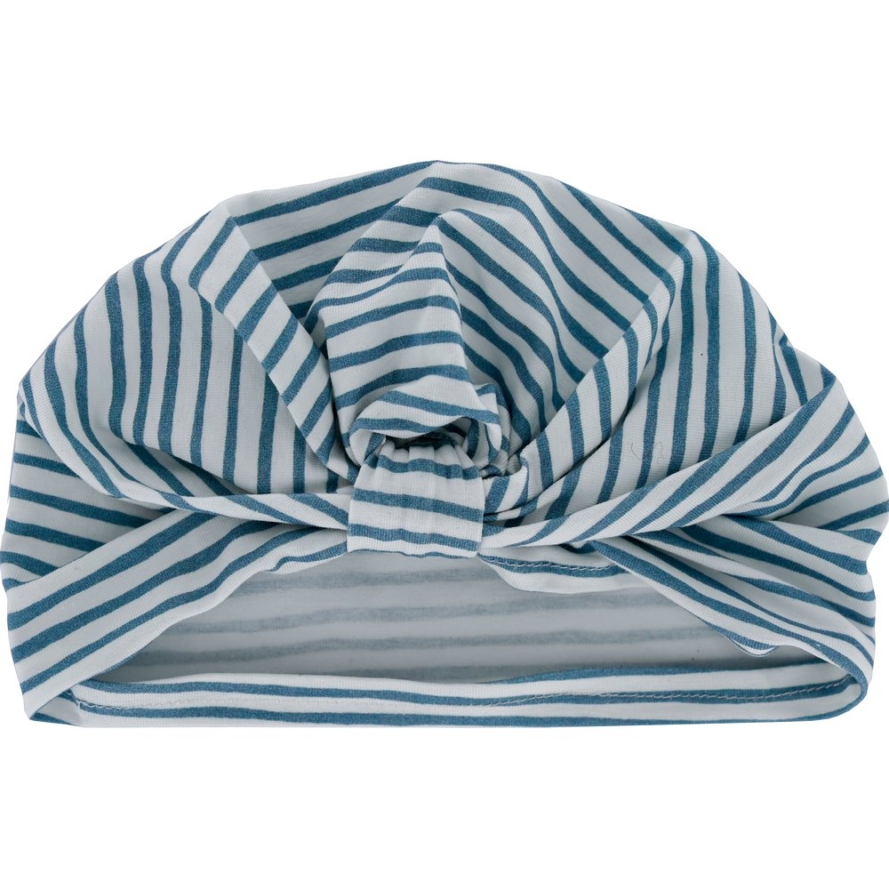Turban Bébé Rayé Bleu Blanc