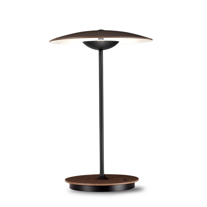 marset - Ginger LED Akku-Tischleuchte 20 M, Wenge / weiss