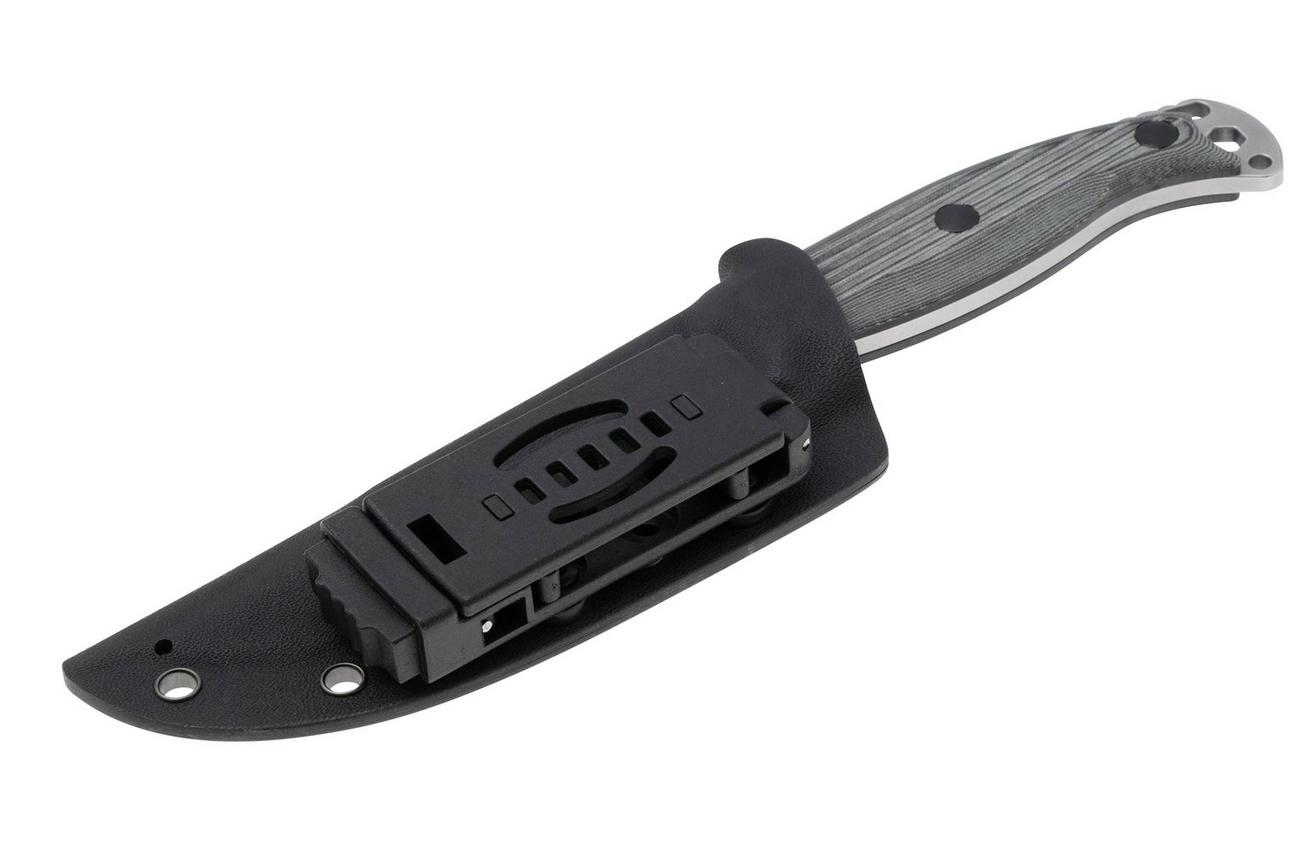 Kizer Ursa Major 1082A3, Satin Nitro-V, Black Micarta, vaststaand mes, Maksim Epifantsev design