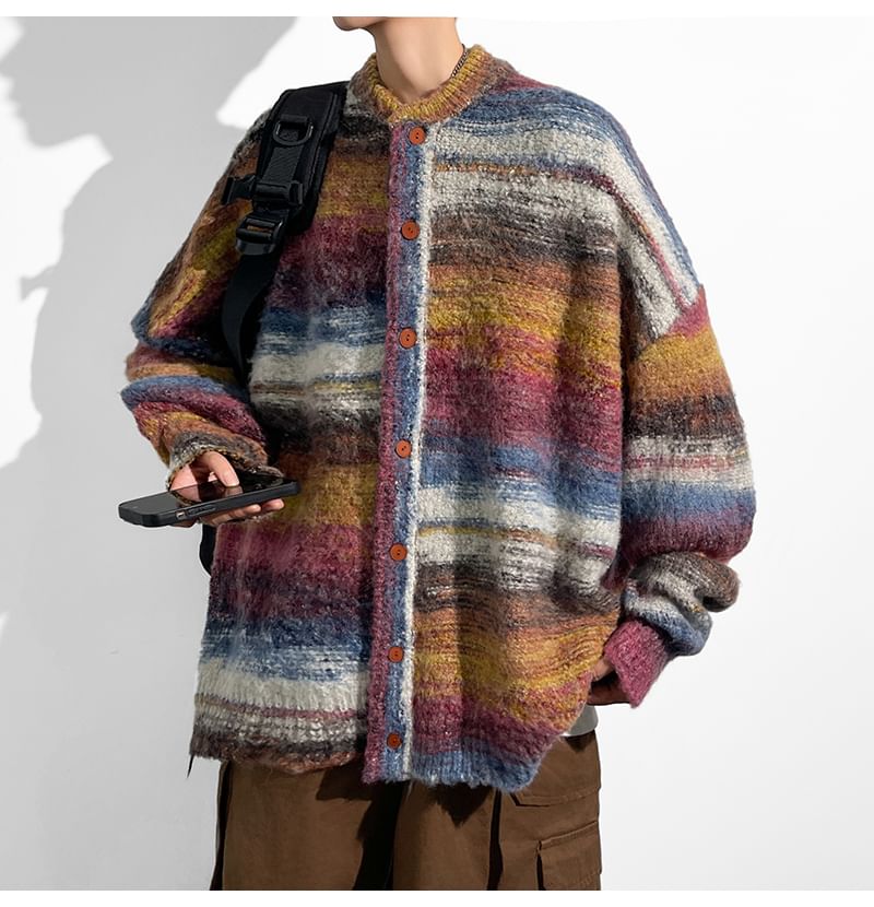 Filmas - Melange Button-Up Cardigan