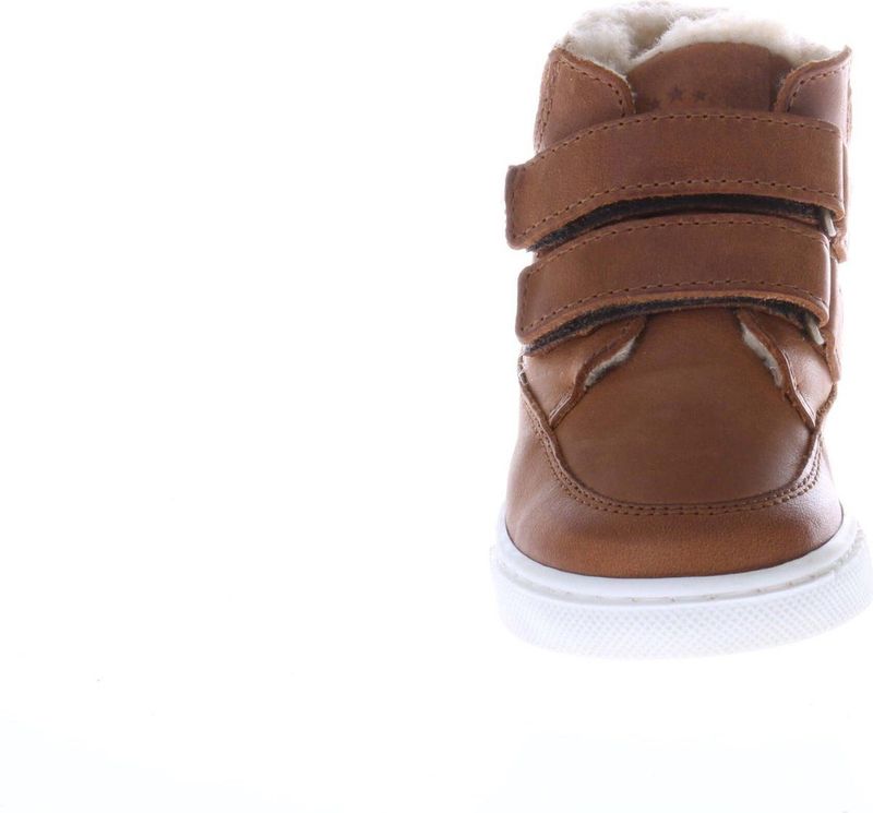 Pinocchio - P2202 - Jongens Enkelboots - Bruin - Leder - Klittenband