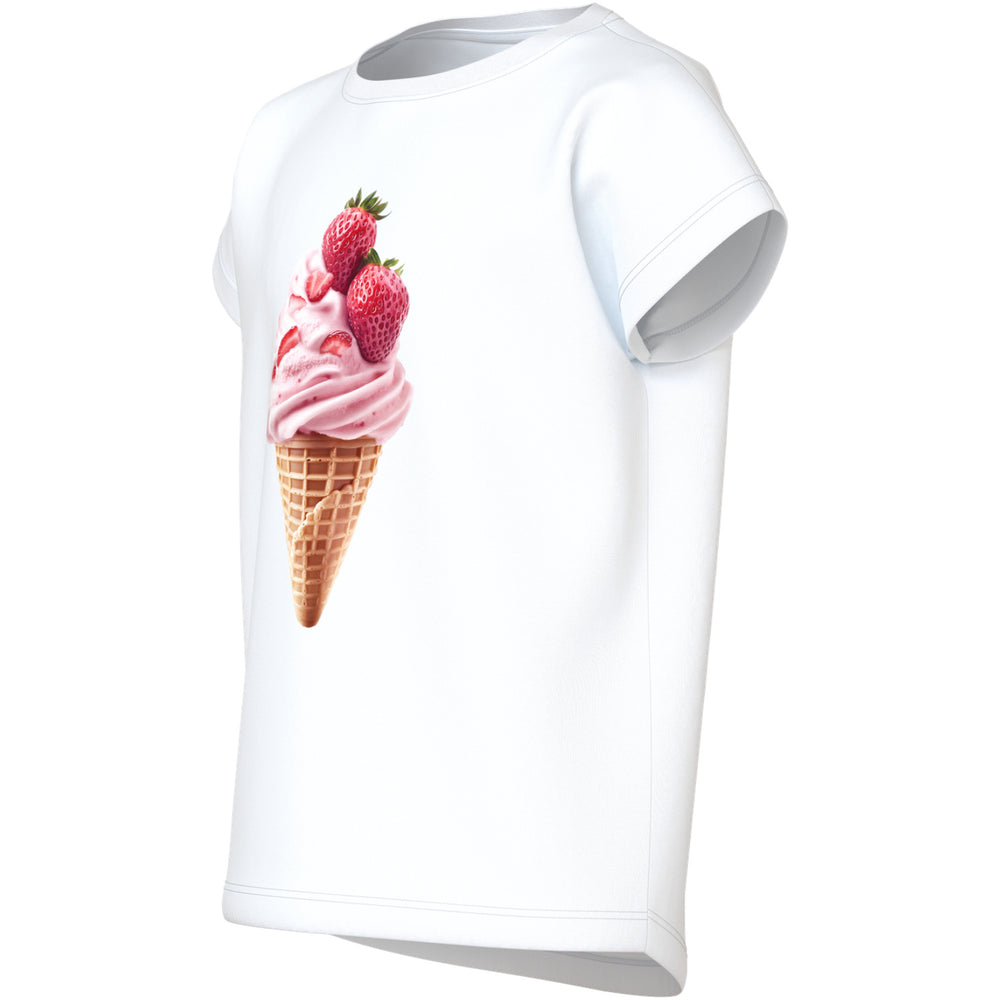 Køb Name It Bright White Ice Cream Nkfvotia Capsl Top