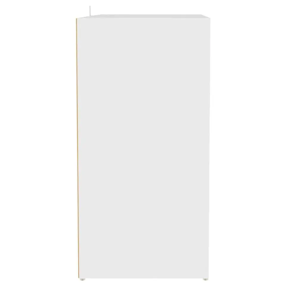 vidaXL - Schoenenkast - Wit - Bewerkt hout - 60 x 35 x 70 cm