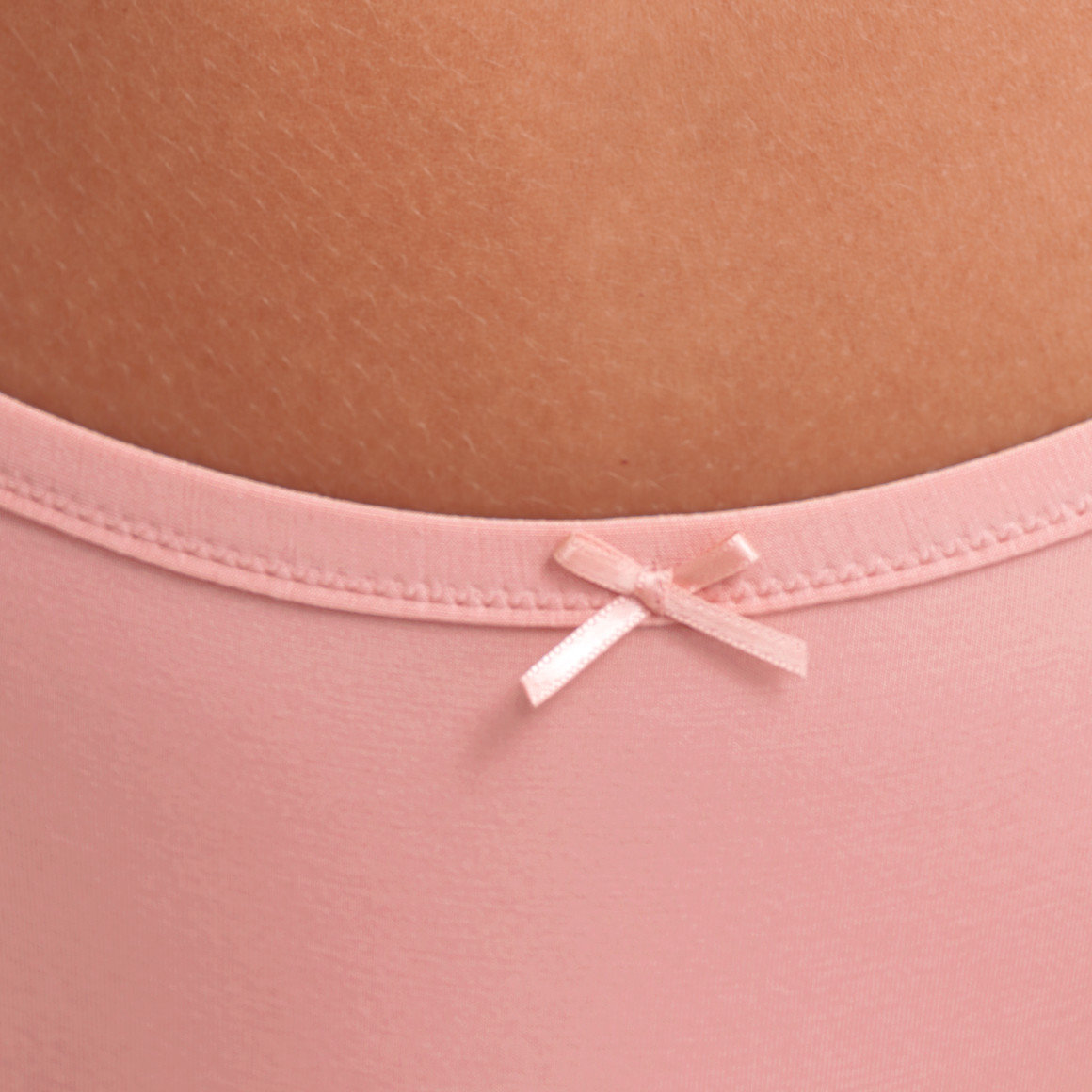 Gina Benotti 2 Damen Strings mit Spitzeneinsatz rosa / dunkellila