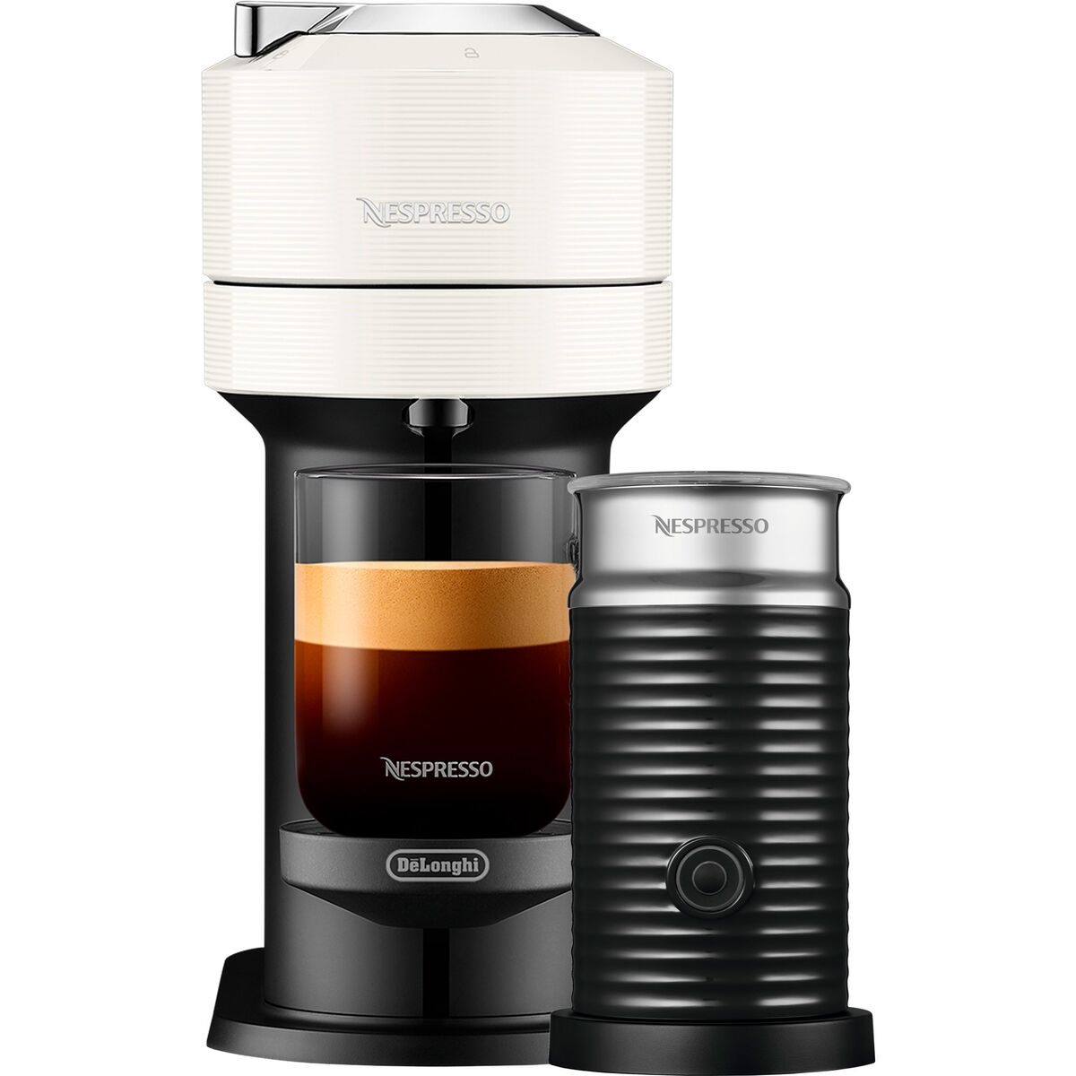 Vertuo Next Value Pack kaffemaskin og melkeskummer, hvit