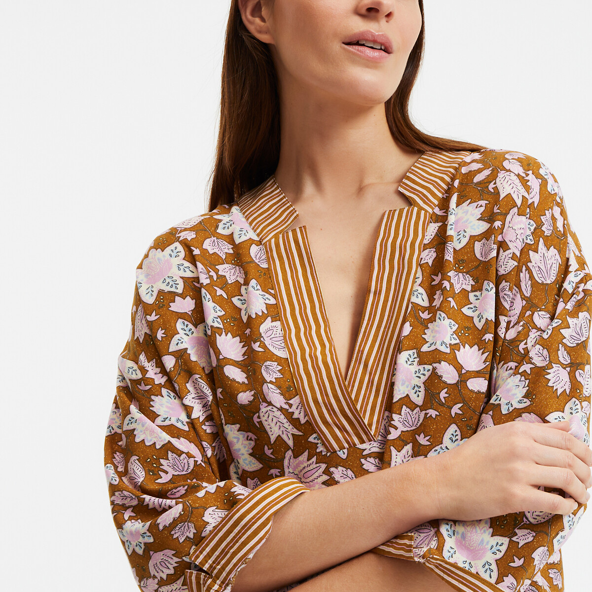 COLEÇÕES LA REDOUTE<br>Camisa noturna em viscose