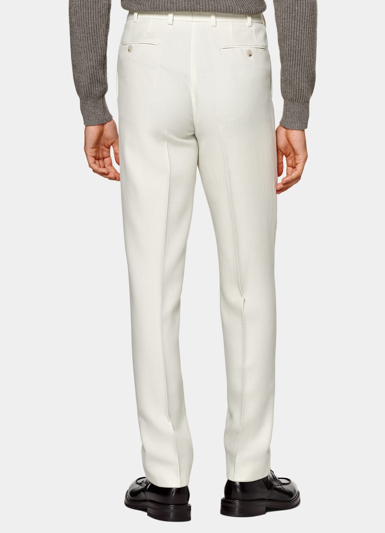 Costume Havana coupe Tailored blanc cassé