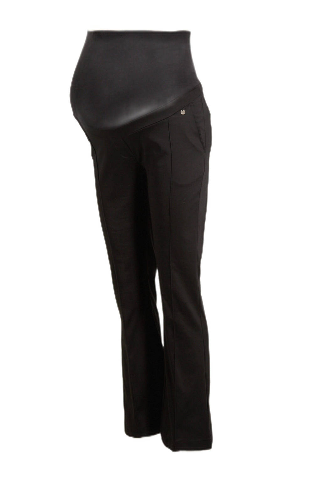 LOVE2WAIT flared high waist zwangerschaps flared broek zwart