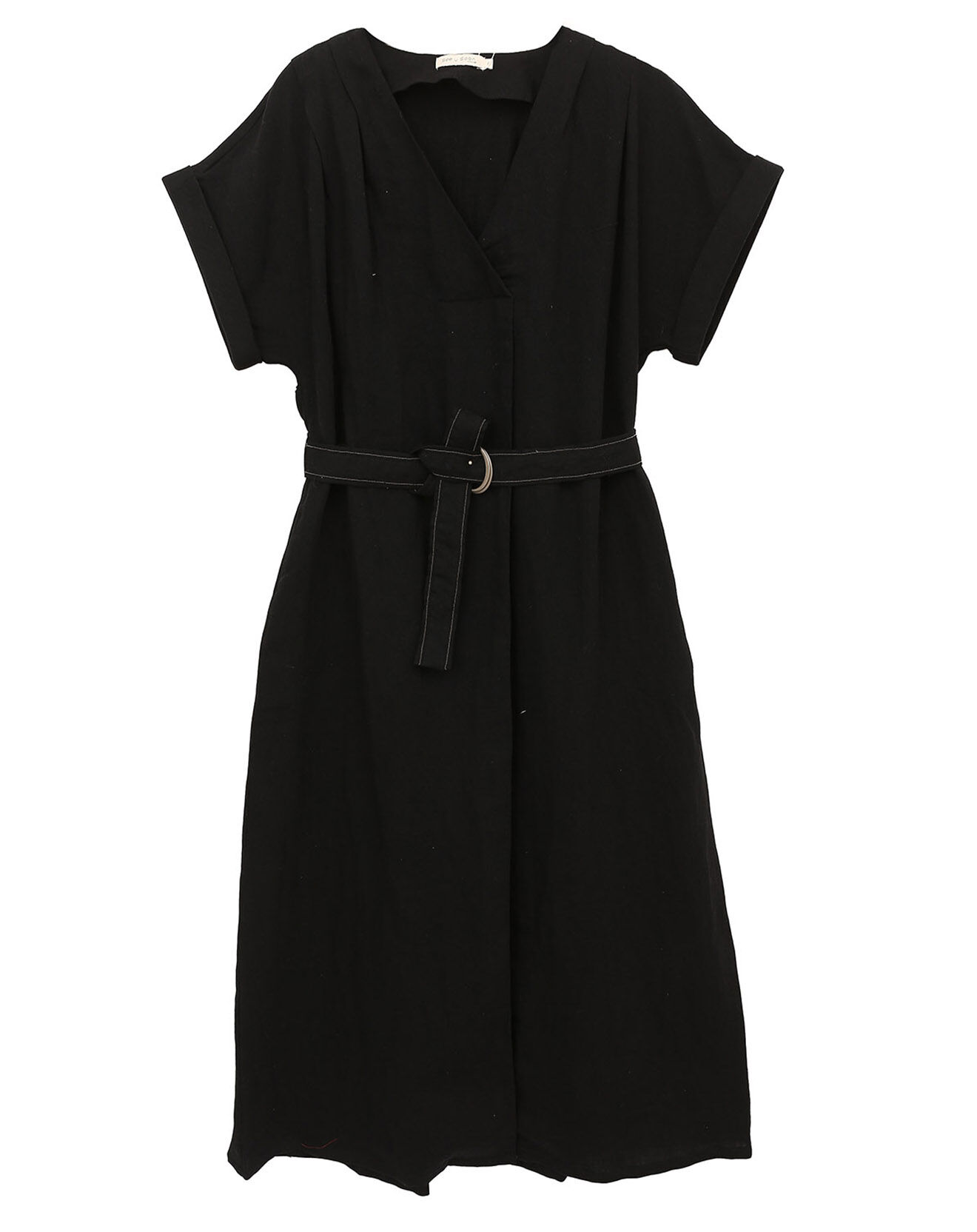See u Soon Robe en Lin & Coton Roxane noire