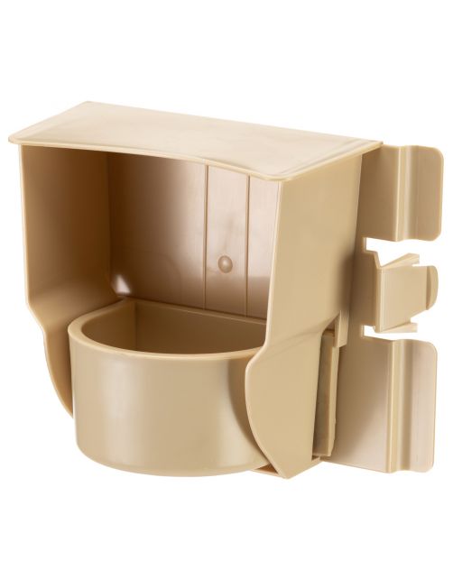 Ferplast Voerbak Brava 4 - Vogel - Voerbak- Drinkbak - 16.5x9.5x14 cm Assorti