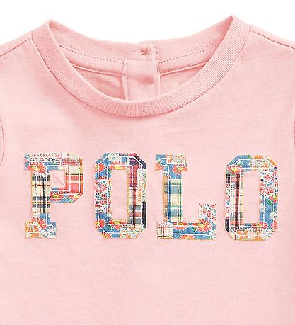 Polo Ralph Lauren T-Shirt - Uhr Hill - Rosa m. Polo