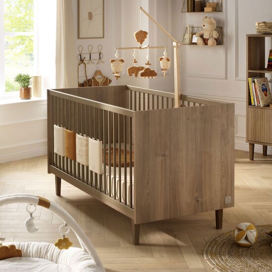 Mokka Lit évolutif Little big bed   Chêne / Mokka        70 x 140 cm   de               Sauthon Baby's Sweet Home