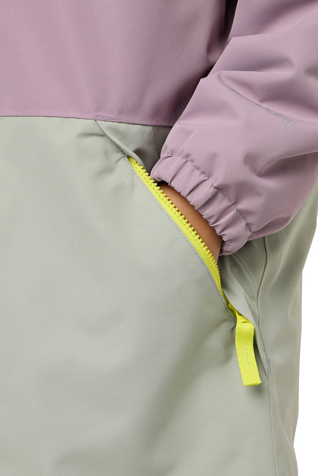Jack Wolfskin jas Snowy Days roze/grijs