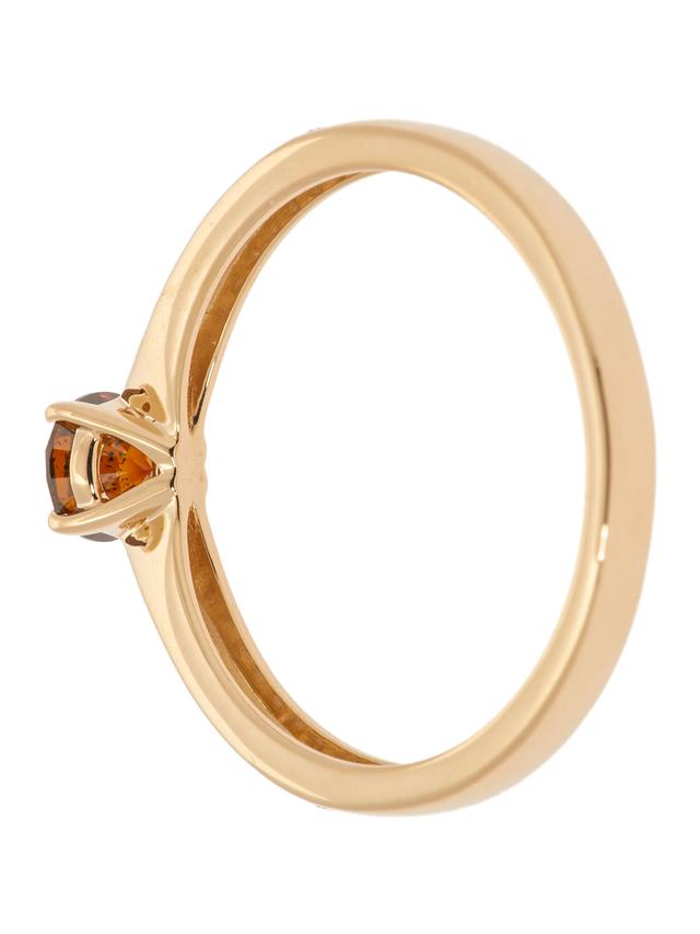 Rivière-Ring, 19 Brillanten, Gelbgold 585