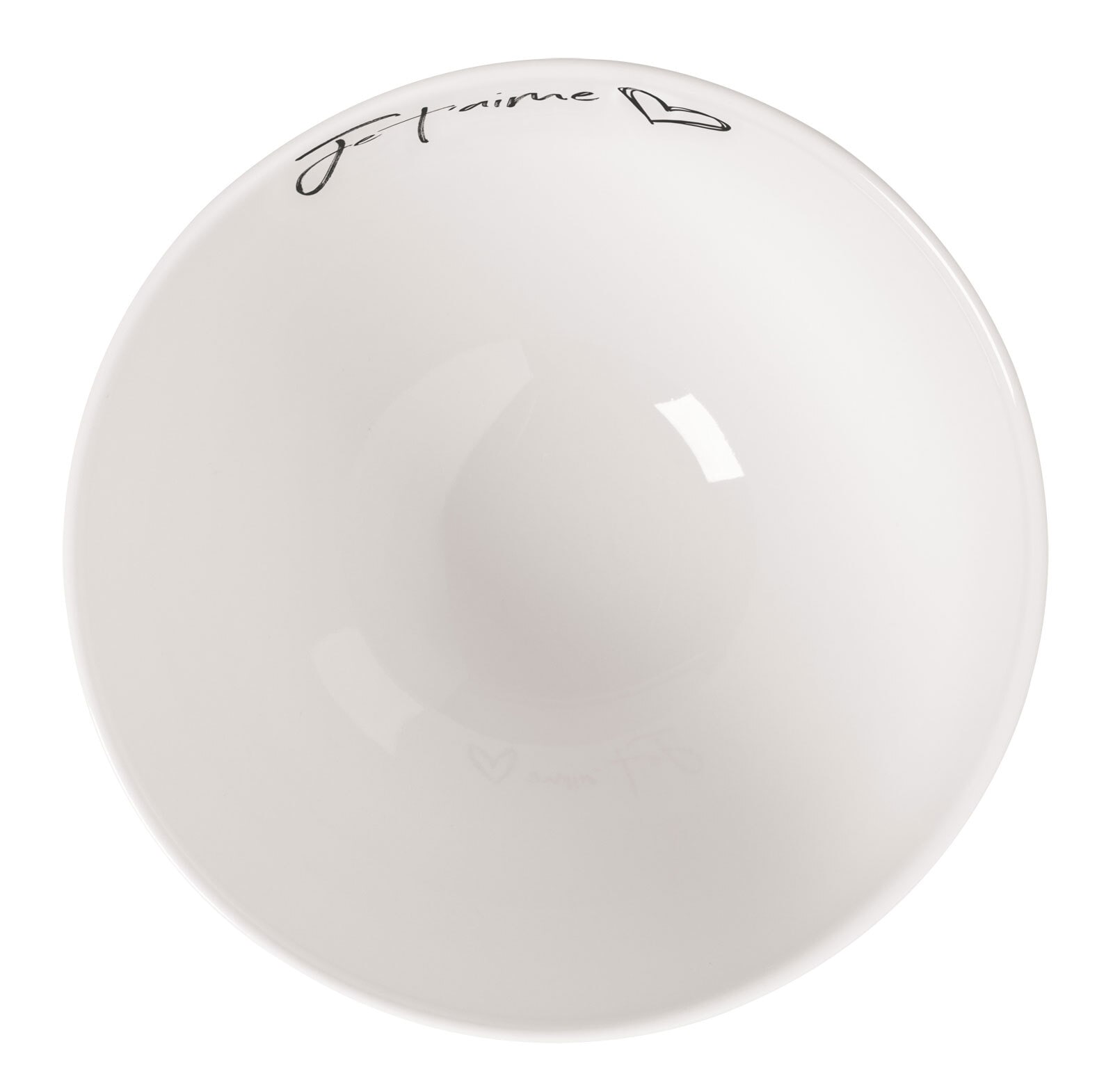 Villeroy & Boch Bol STATEMENT JE T'AIME 470 ml Porzellan weiß