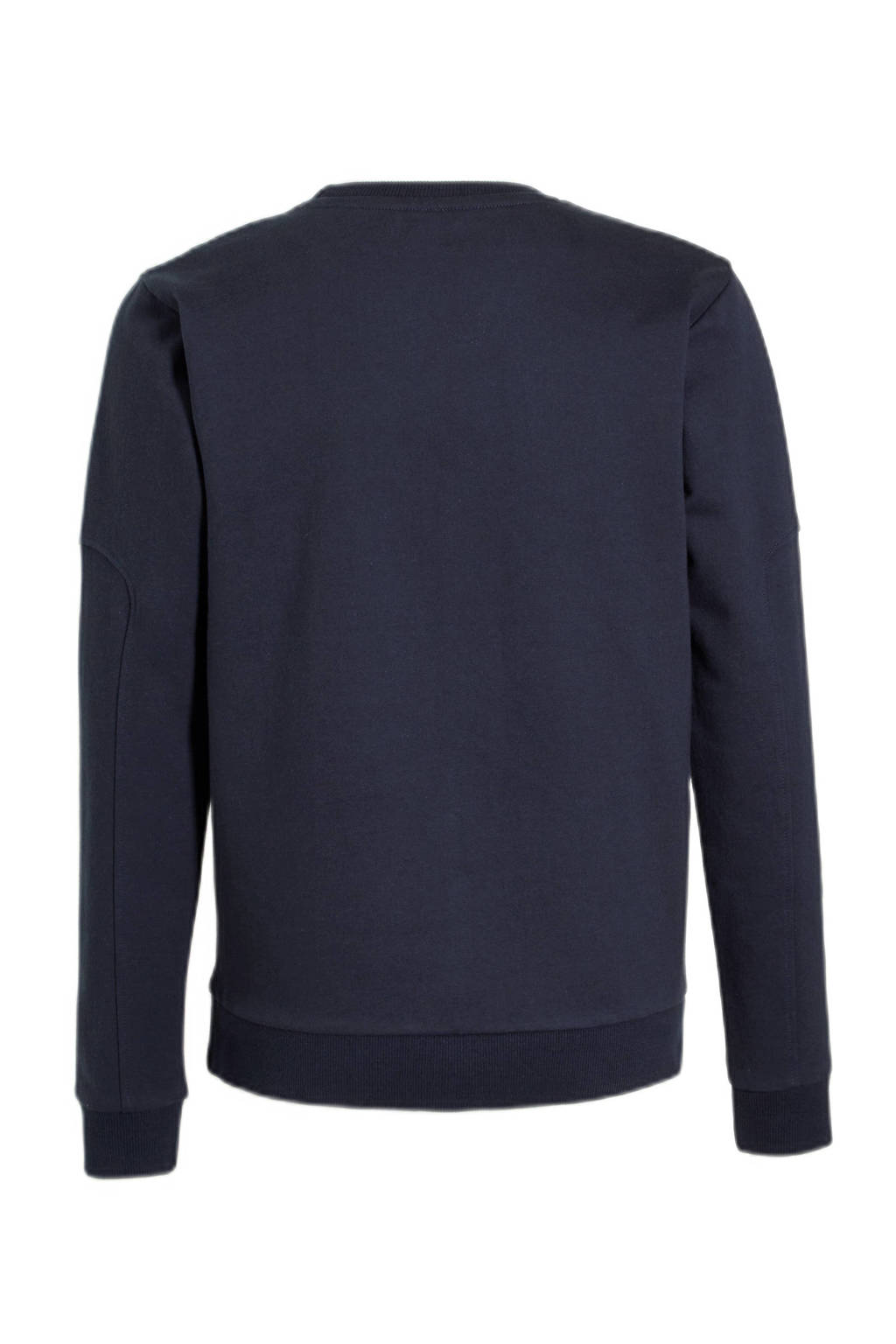 DJ Dutchjeans sweater met printopdruk donkerblauw