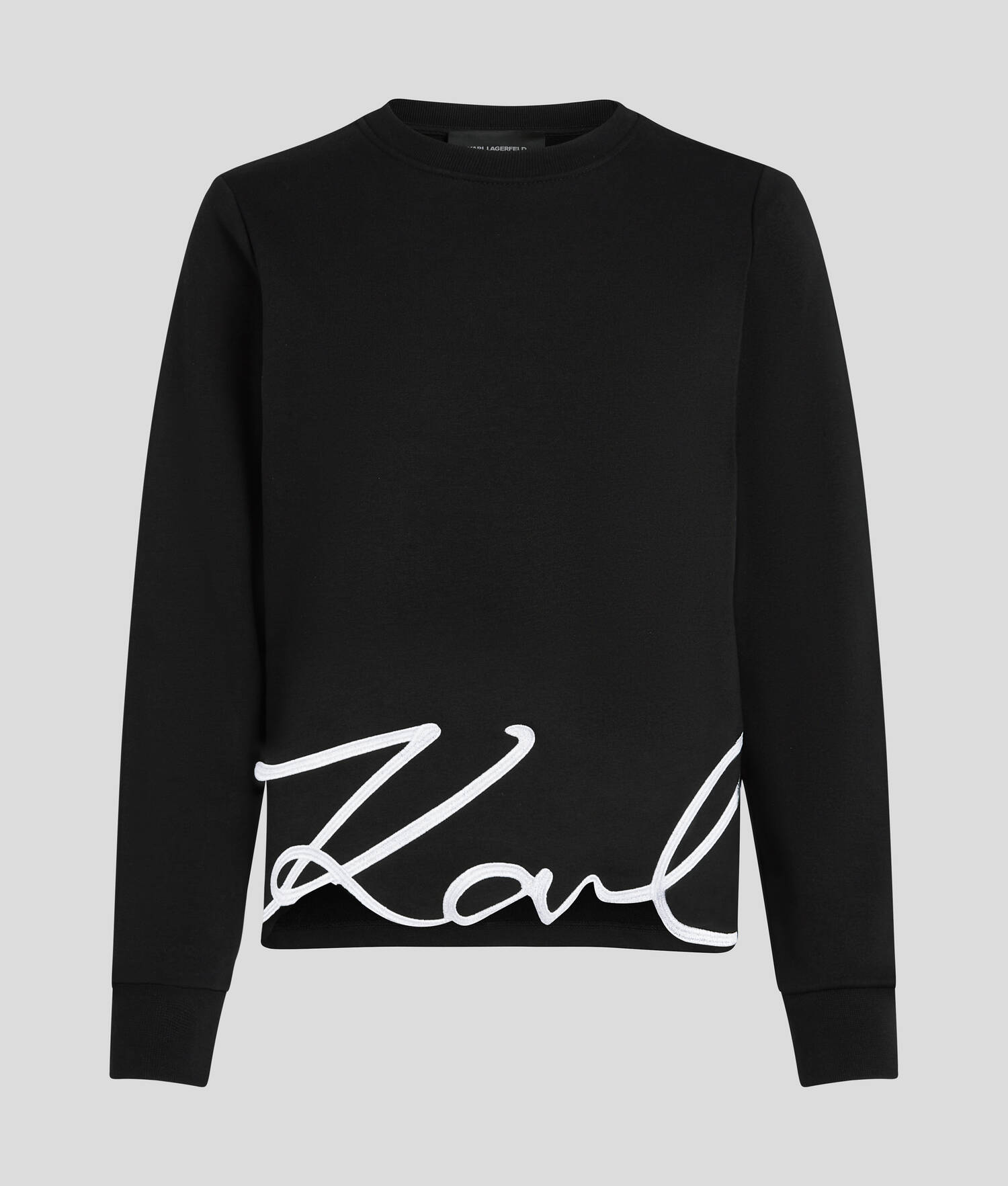 SWEAT-SHIRT À OURLET KARL SIGNATURE