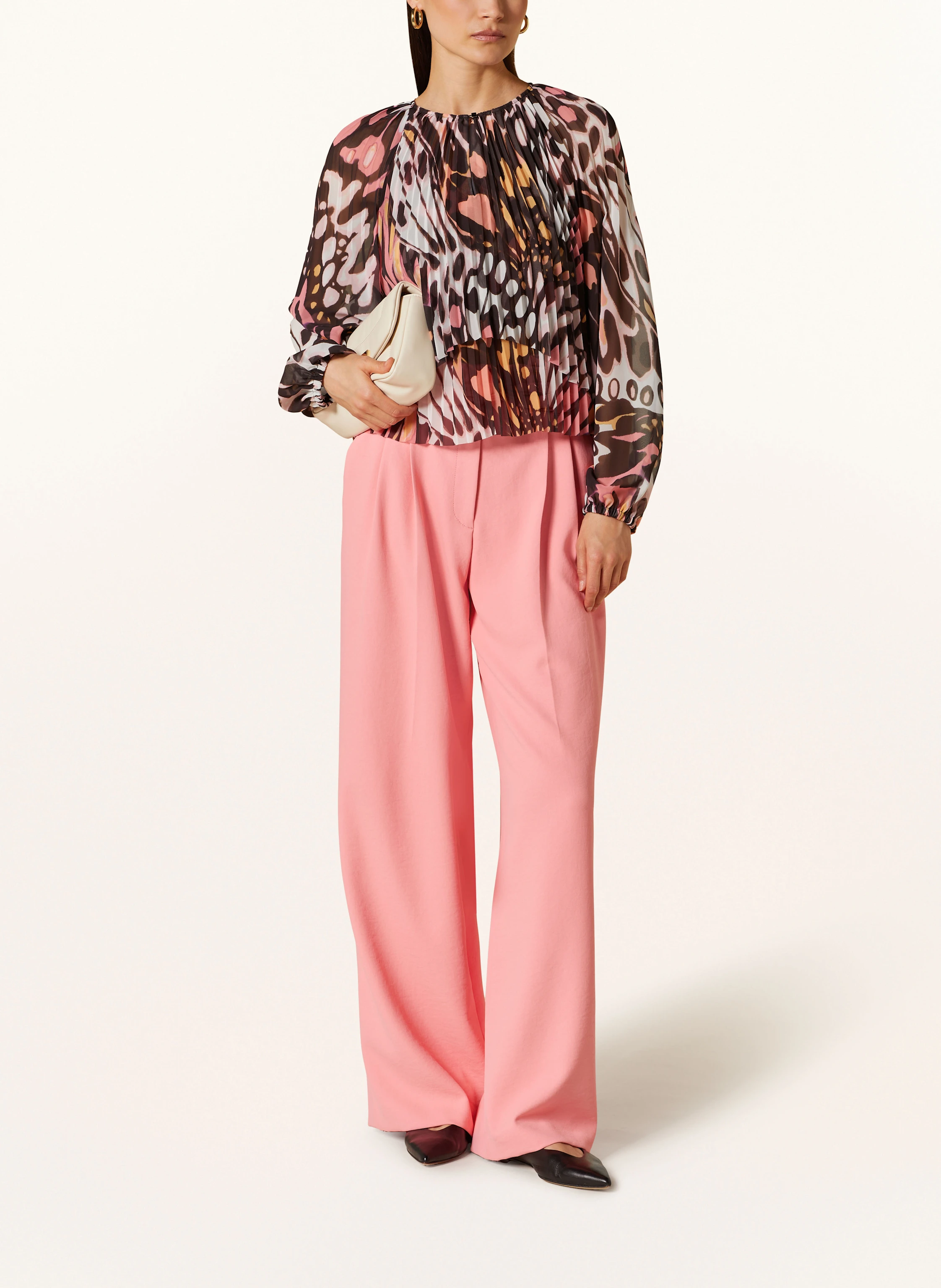 MARC CAIN Blusenshirt mit Plissees