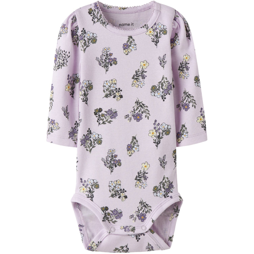 Køb Name It Lavender Fog Nbfdoritta Ls Body