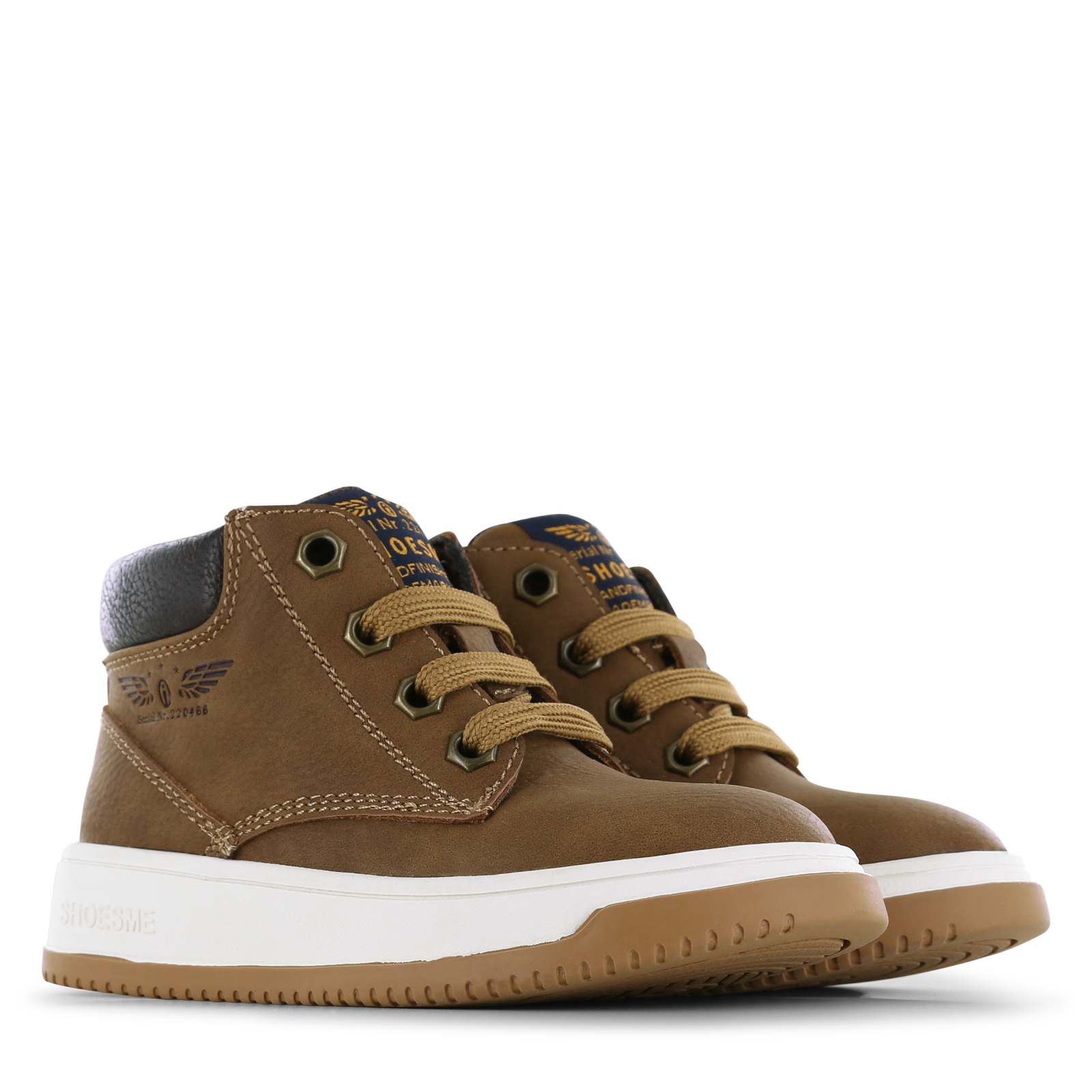 Shoesme bruine veterschoen Microfiber leer | Sale