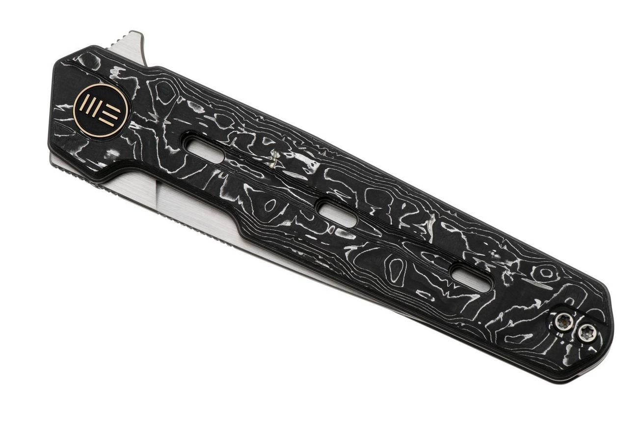 WE Knife Navo WE22026-6 Aluminium Foil Carbon Fiber, zakmes, Ostap Hel design