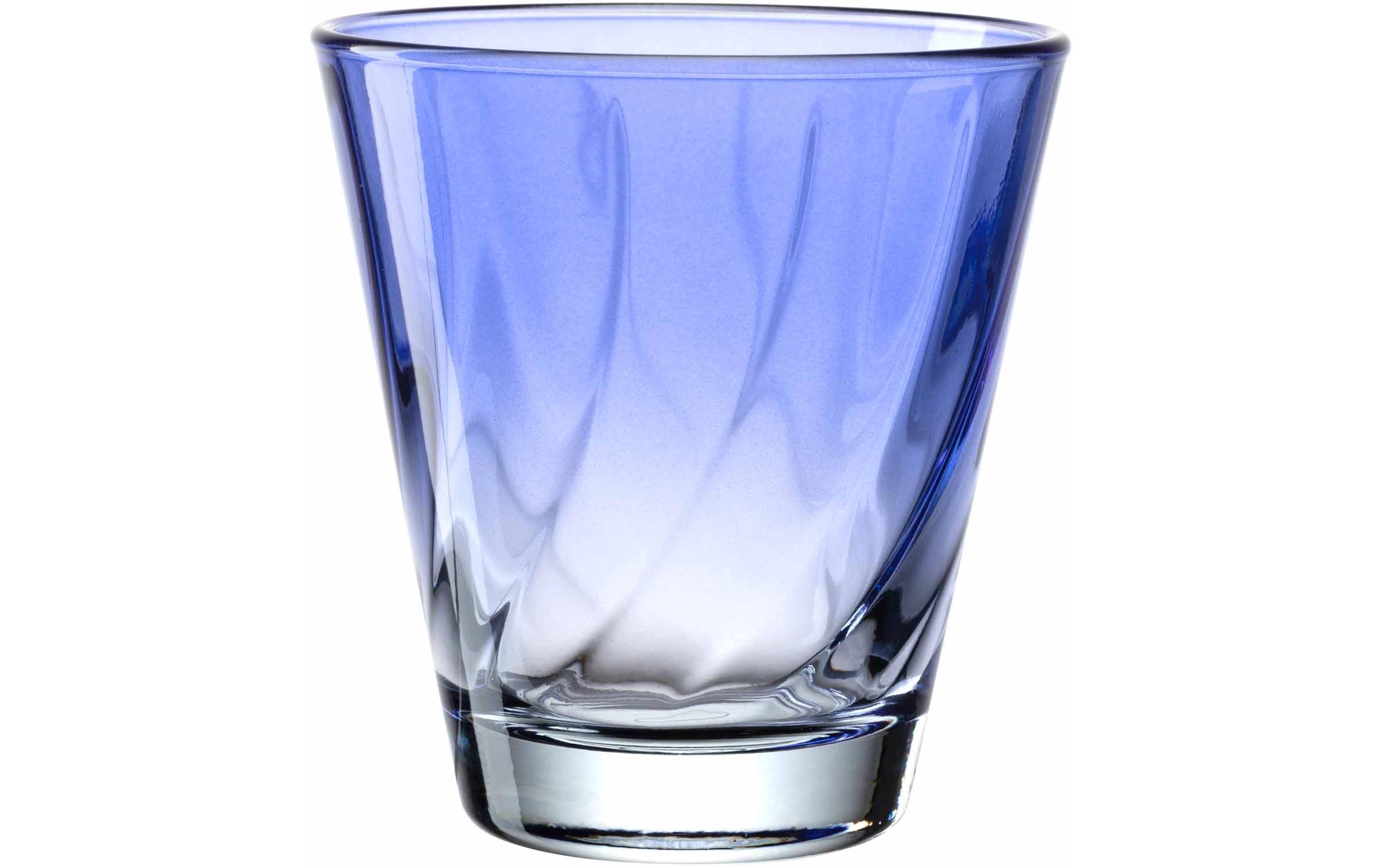 Trinkglas Twist 215 ml, 4 Stück, BlauGetränkegläser-Set