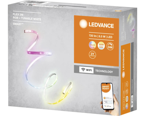 Ledvance Smart+ Indoor WIFI Flex LED strip RGBW 2 m 8,5W 550 lm 2000-6500K instelbaar wit