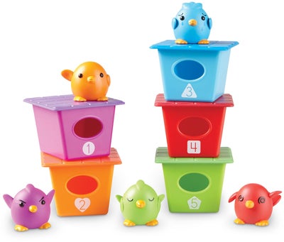 Learning Resources Pedagogisk Lekesett Peek-a-Bird