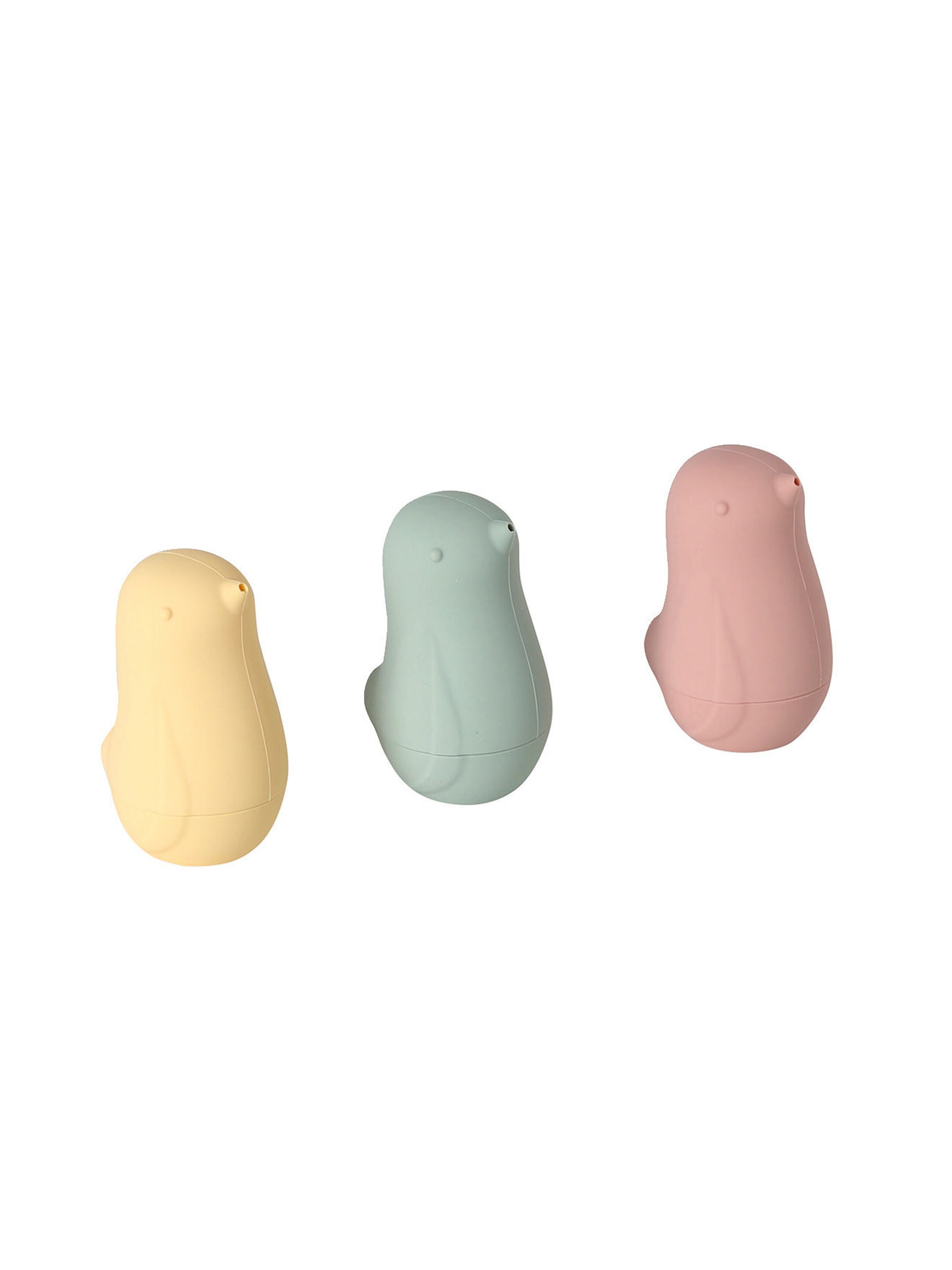 Vertbaudet 3er-Set Baby Badewannen-Spritzvögel weiß