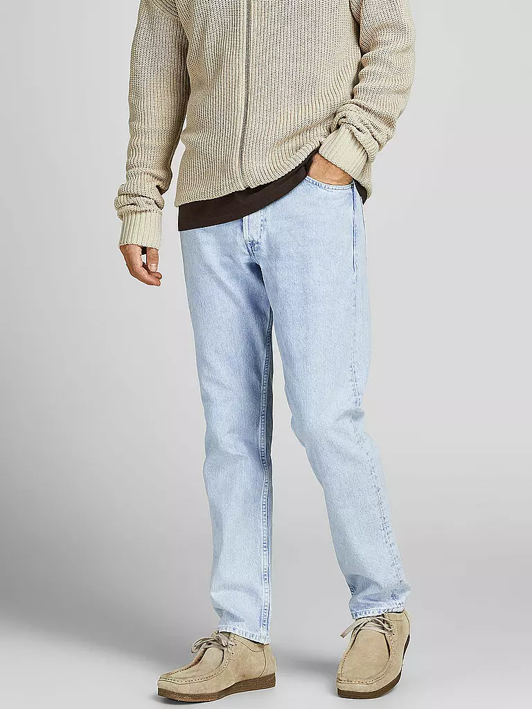 JACK & JONES Jeans Relaxed Fit JJICHRIS JJORIGINAL blau