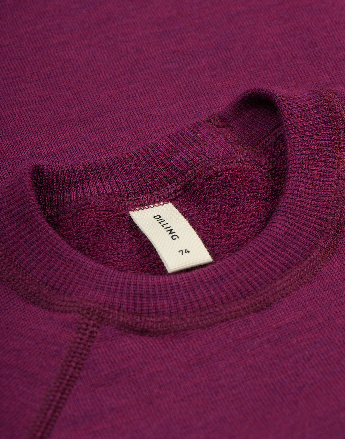 Jurk van merinowollen terry voor baby's