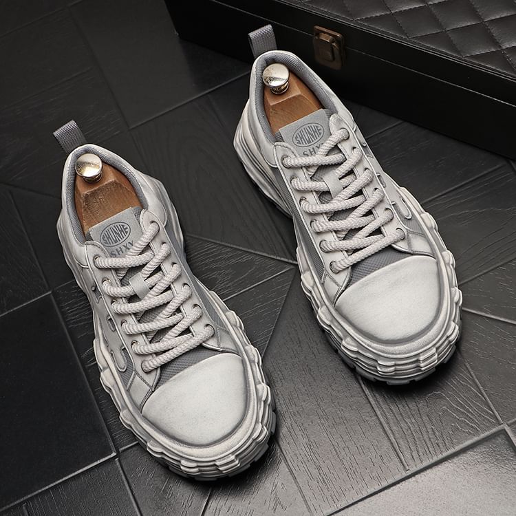 Mr Ozera - Platform Paneel Sneakers
