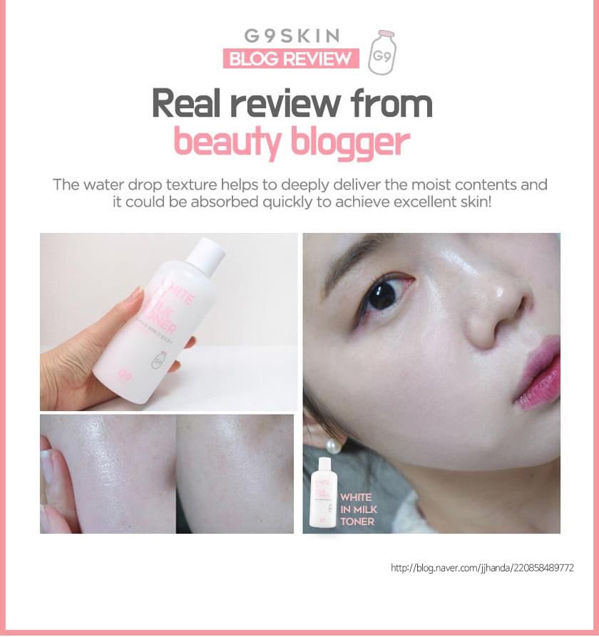 G9SKIN - Wit in melk toner 300ml