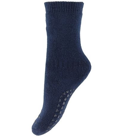 GoBabyGo Rutschfeste Socken - 4er-Pack - Blau/Grau