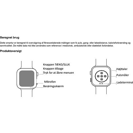 Denver swc-156romk2 smartwatch - Rose