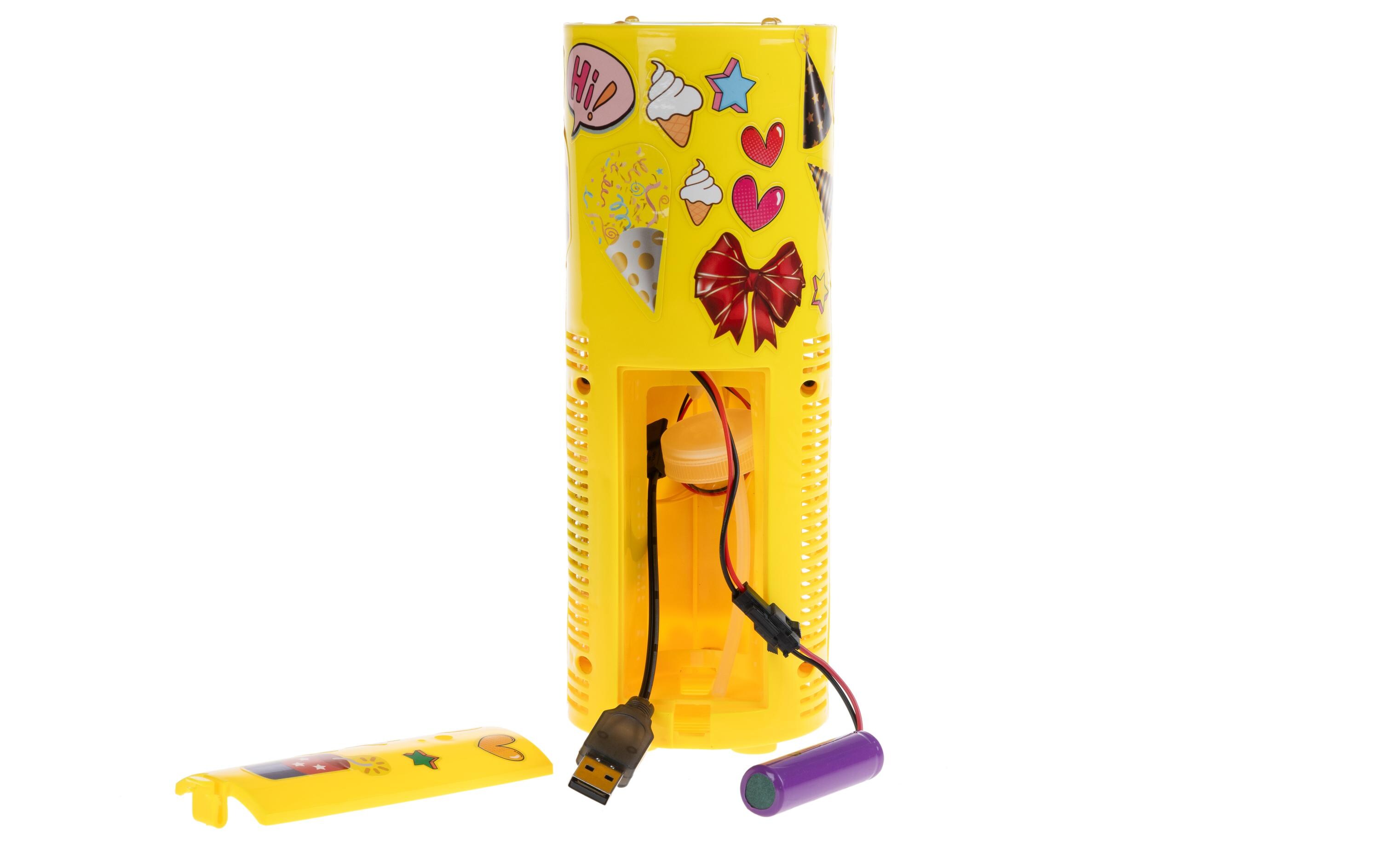 Partyaccessoire Seifenblasenmaschine GelbMaschine für Seifenblasen