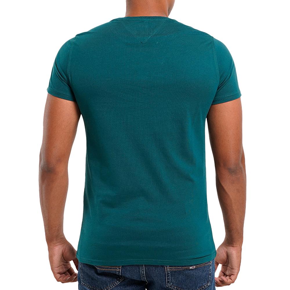 Tommy Hilfiger T-shirt Bleu Canard Homme Tommy Hilfiger Jersey