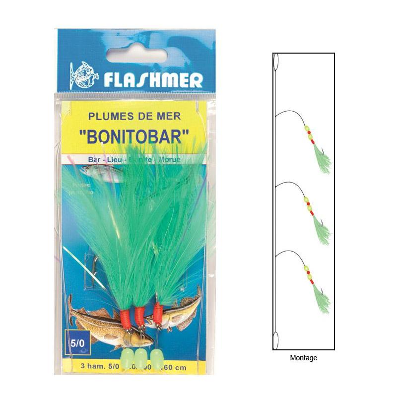 Bas De Ligne Flashmer Bonitobar Vert