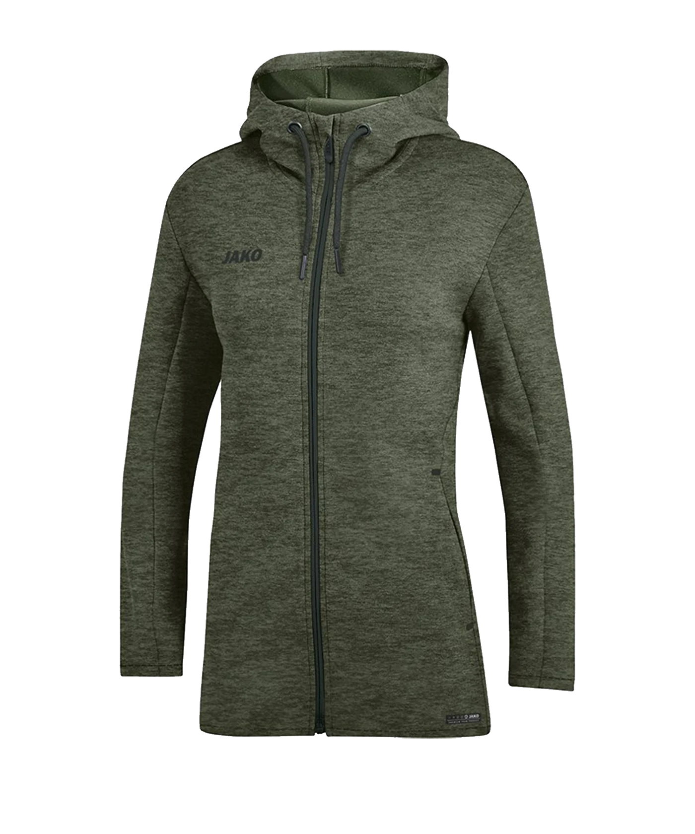 JAKO Premium Basic Kapuzenjacke Damen Grün F28