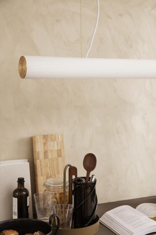 Ferm Living Vuelta hanglamp 100 LED wit/messing