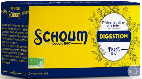Schoum Digestion Tisane Bio 20 Sachets