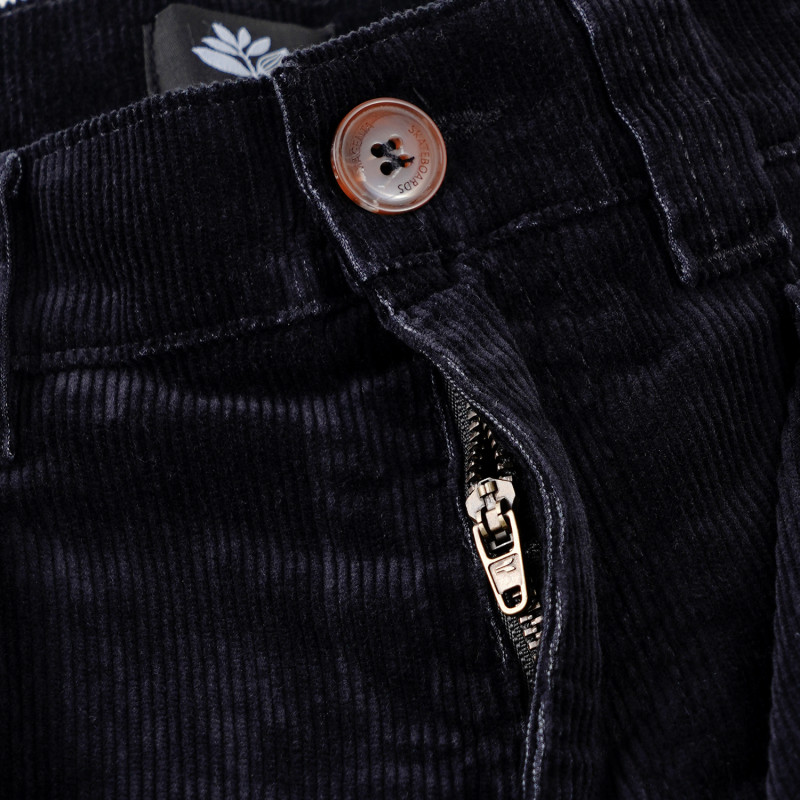 PANTALON CHINO OG - VELOURS ROULETTÉ NOIR