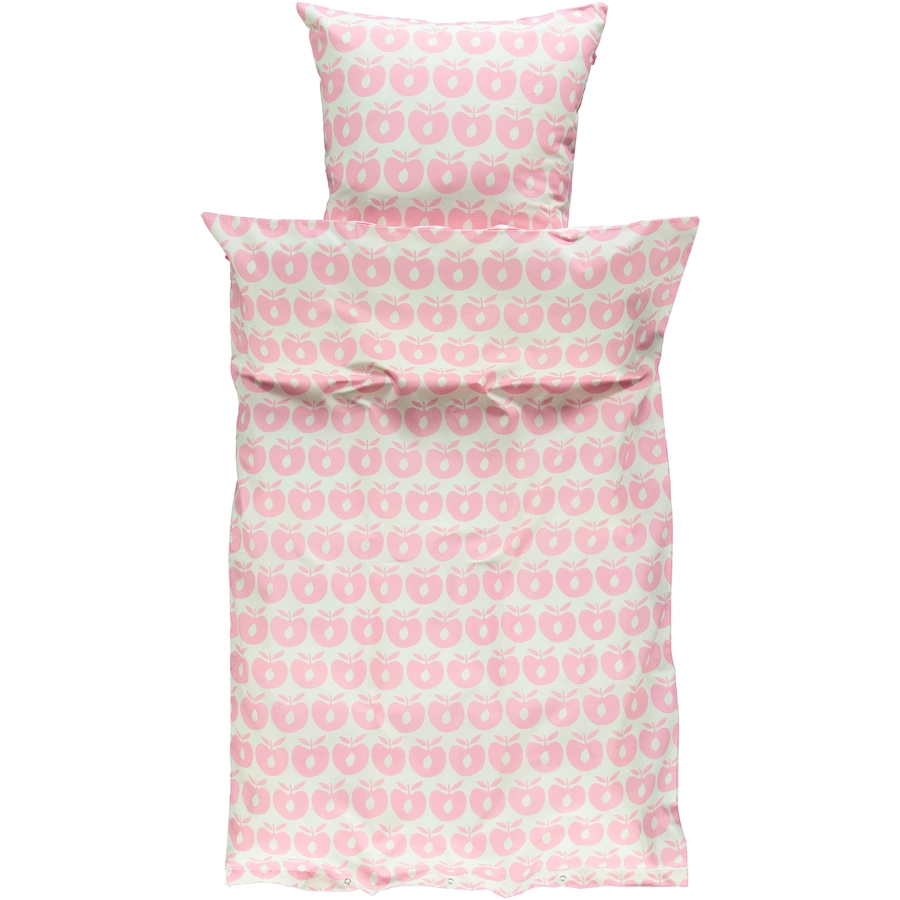 Smafolk Junior-Bettwäsche Apfel pink