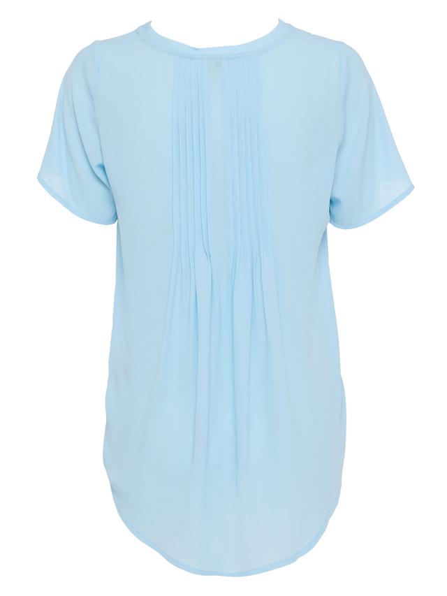 Chiffonbluse mit Biesen