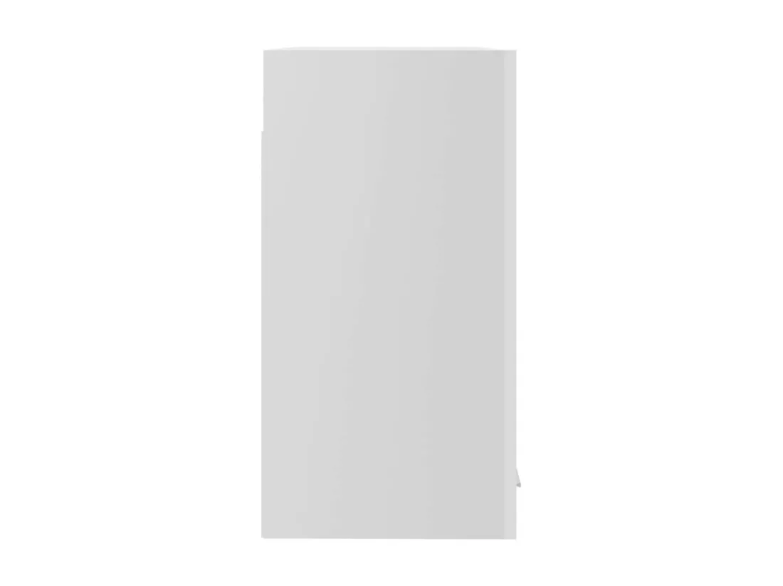 Armoire en verre suspendue Blanc brillant 60x31x60